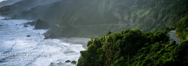 Irimahuwhero lookout point, Great Coast Road, West Coast
