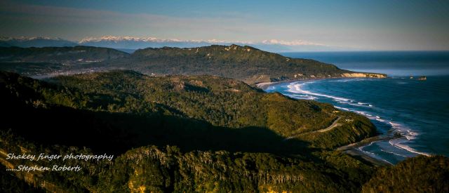 Great Coast Road views to Tasman Sea
